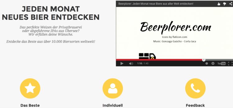 Beerplorer: Jeden Monat neues Bier entdecken Beerplorer