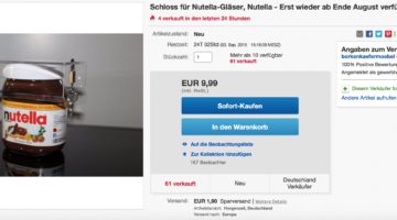 Nutella Sicherheitsschloss