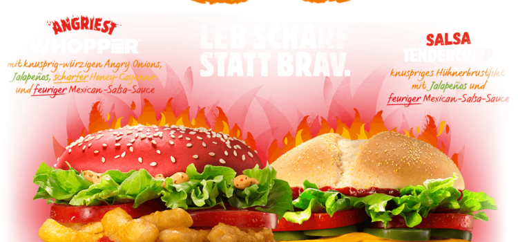 Angriest Whopper – Nichts für schwache (Geschmacks-)Nerven Burger King Angriest Whopper