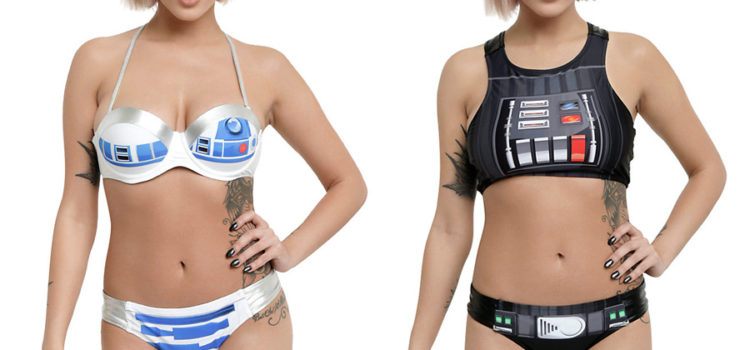 Für den kommenden Sommer: R2-D2 und Darth Vader Bikinis Star Wars Beachwear Bikini