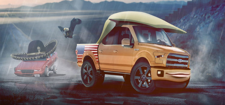Wenn internationale Politiker Autos wären Donald Trump – Ford F150 Carwow