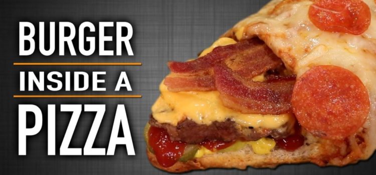Anleitung: Burger in einer Pizza Anleitung: Burger in einer Pizza - Burger Inside A Pizza