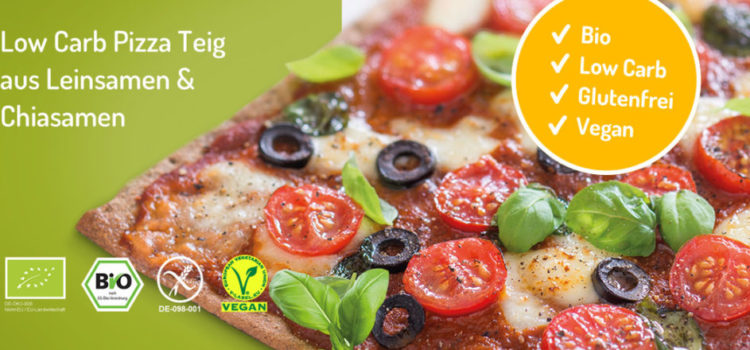 Lizza – Low Carb Pizzateig aus Leinsamen & Chiasamen Lizza Low Carb Pizzateig aus Leinsamen und Chiasamen
