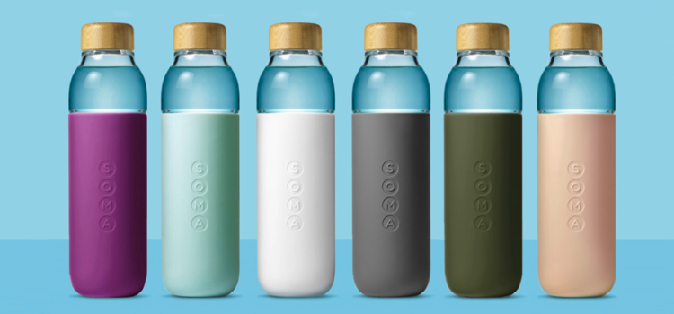 Schöne Glasflaschen von Soma Soma - Umweltfreundlicher Designer Glasflasche