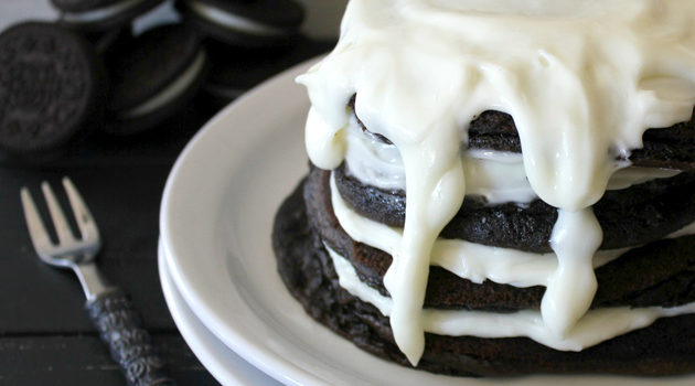 Rezept: Oreo Pancakes Rezept: Oreo Pancakes