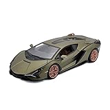 Bburago 1:24 - Lamborghini Sian FKP 37, Matt Grün