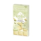 Schogetten Weiße Pistazie I weiße Schokolade mit Pistaziencreme Füllung I 100 g I praktisch...