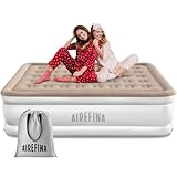 Airefina Luftmatratze Selbstaufblasend mit Integrierter Pumpe, Premium Gästebett, Luftbett Schnelle...