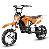 CCLIFE Elektro Motorrad Kinder Lithiumbatterie 36V 300W, 8/12/25 km/h, Elektrisch Pocket Bike Dirt...