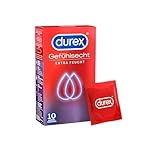 Durex Gefühlsecht Extra Feucht Kondome - Dünne Kondome mit anatomischer Easy-On-Form & extra...