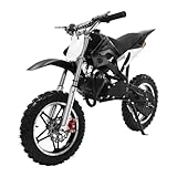 ACROSSPART 49ccm 2Takt Dirtbike Kinder Pocket Vollcross Crossbike Mini Motocross Kinder Motorrad mit...