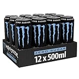 Monster Energy Zero Sugar - koffeinhaltiger Energy Drink mit klassischem Monster-Geschmack - ohne...