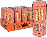 Monster Energy Monarch - koffeinhaltiger Energy Drink mit fruchtigem Geschmack aus Pfirsich und...