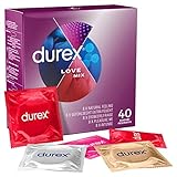 Durex Love Mix Kondome-Mischung – Vielseitige Mixpackung mit 5 verschiedenen Kondom-Sorten zum...